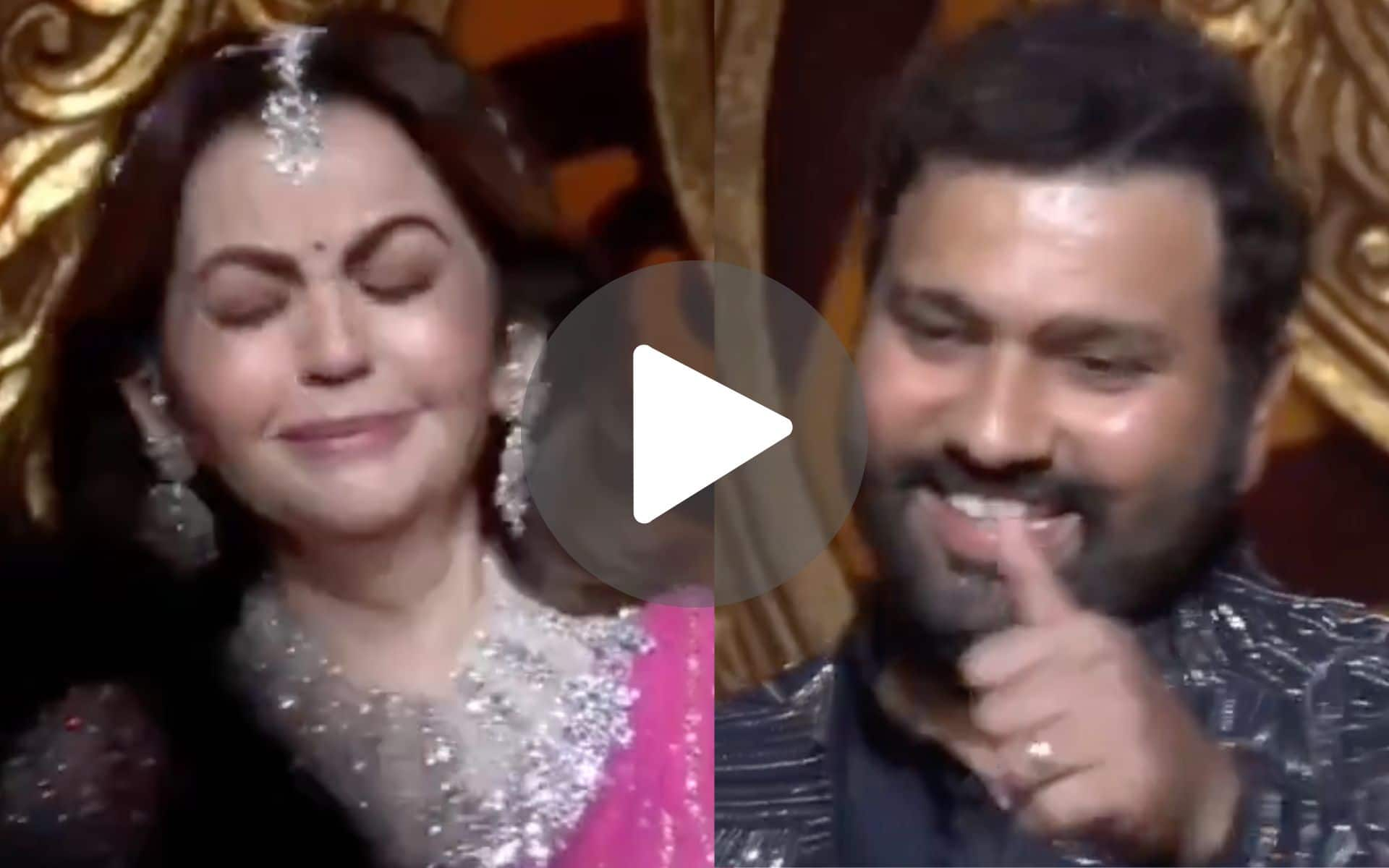 [Watch] MI Owner Nita Ambani Cries Infront Of Rohit Sharma As He Smiles During WC Felicitation
